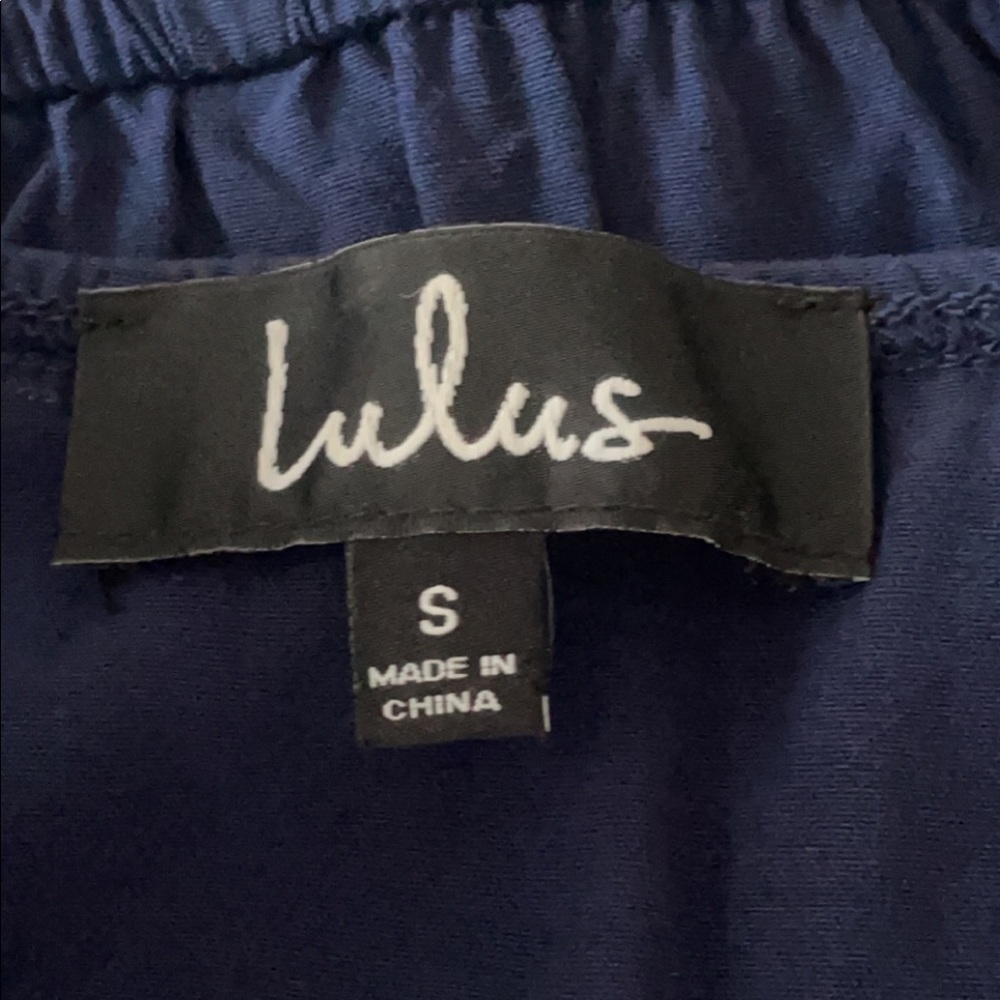Learning to Fly Navy Blue Halter jumpsuit - Picture 5 of 5